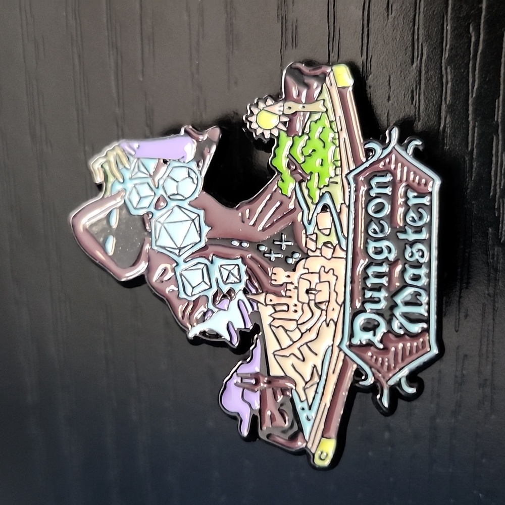 Dungeons and Dragons Dungeon Master Enamel Pin